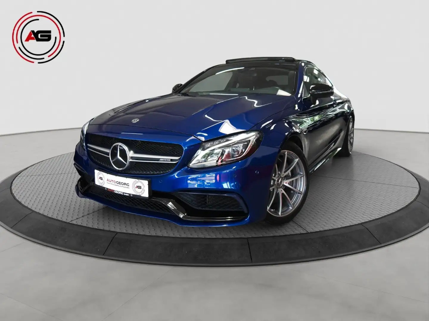 Mercedes-Benz C 63 AMG COMAND PANO BURMESTER MULTIBEAM DISTRO+ Blau - 1