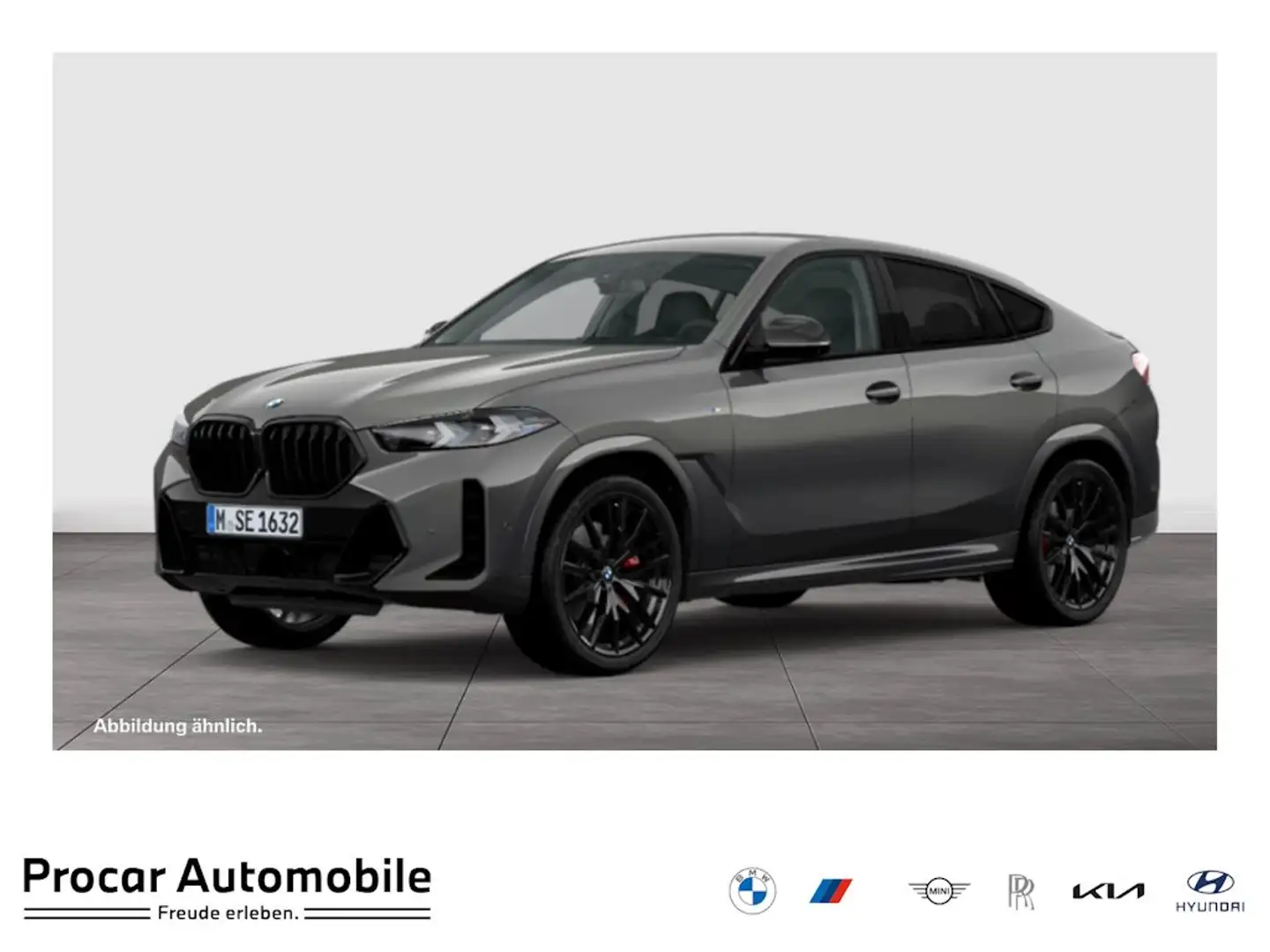 BMW X6 xDrive30d M Sport HUD RFK NAVI Standh. LED Grau - 1