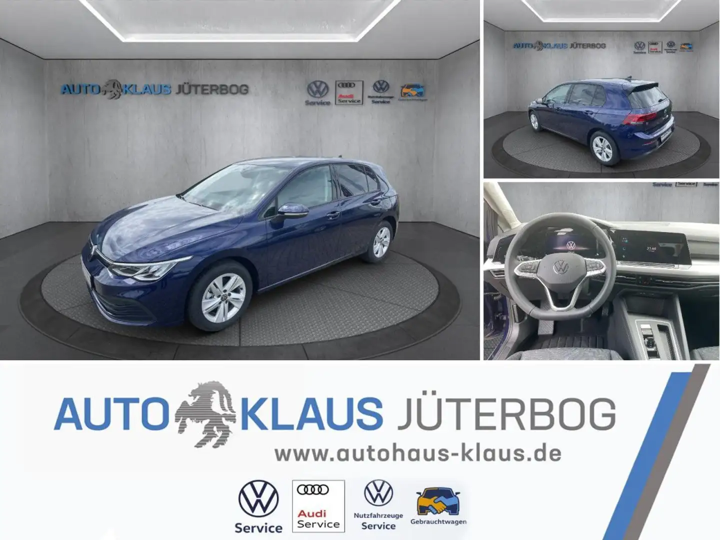 Volkswagen Golf VIII (8) 1.5 eTSI LED+Navifunktion Blauw - 1