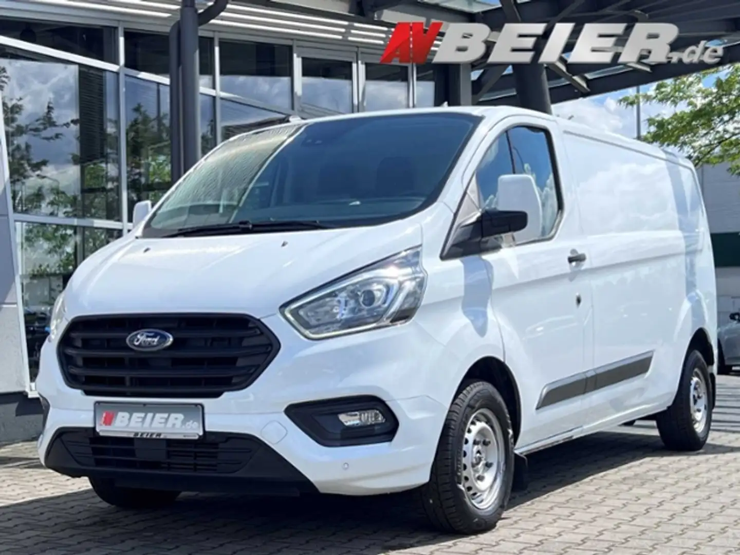 Ford Transit Custom L2 lang Klima ToT-Winkel DAB Seite Blanc - 1