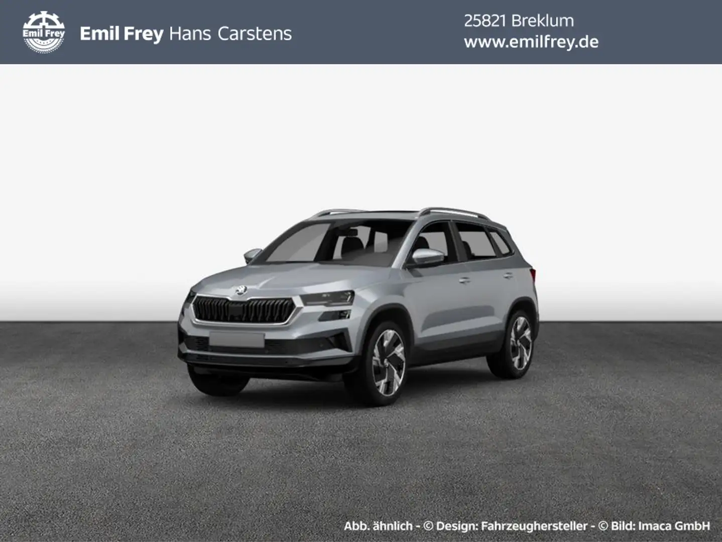 Skoda Karoq 1.0 TSI Tour LED Tempomat SmartLink Klima Silber - 1