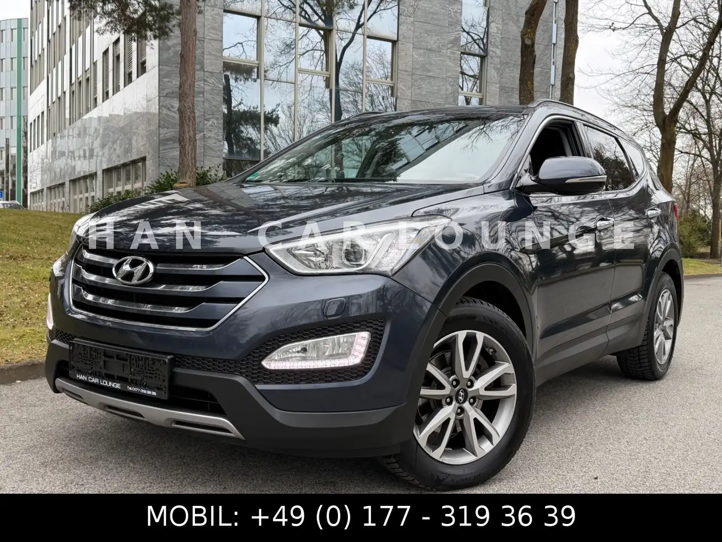 Hyundai SANTA FE Style *****4WD*ALLRAD*LEDER*197PS*KAMER Gris - 2