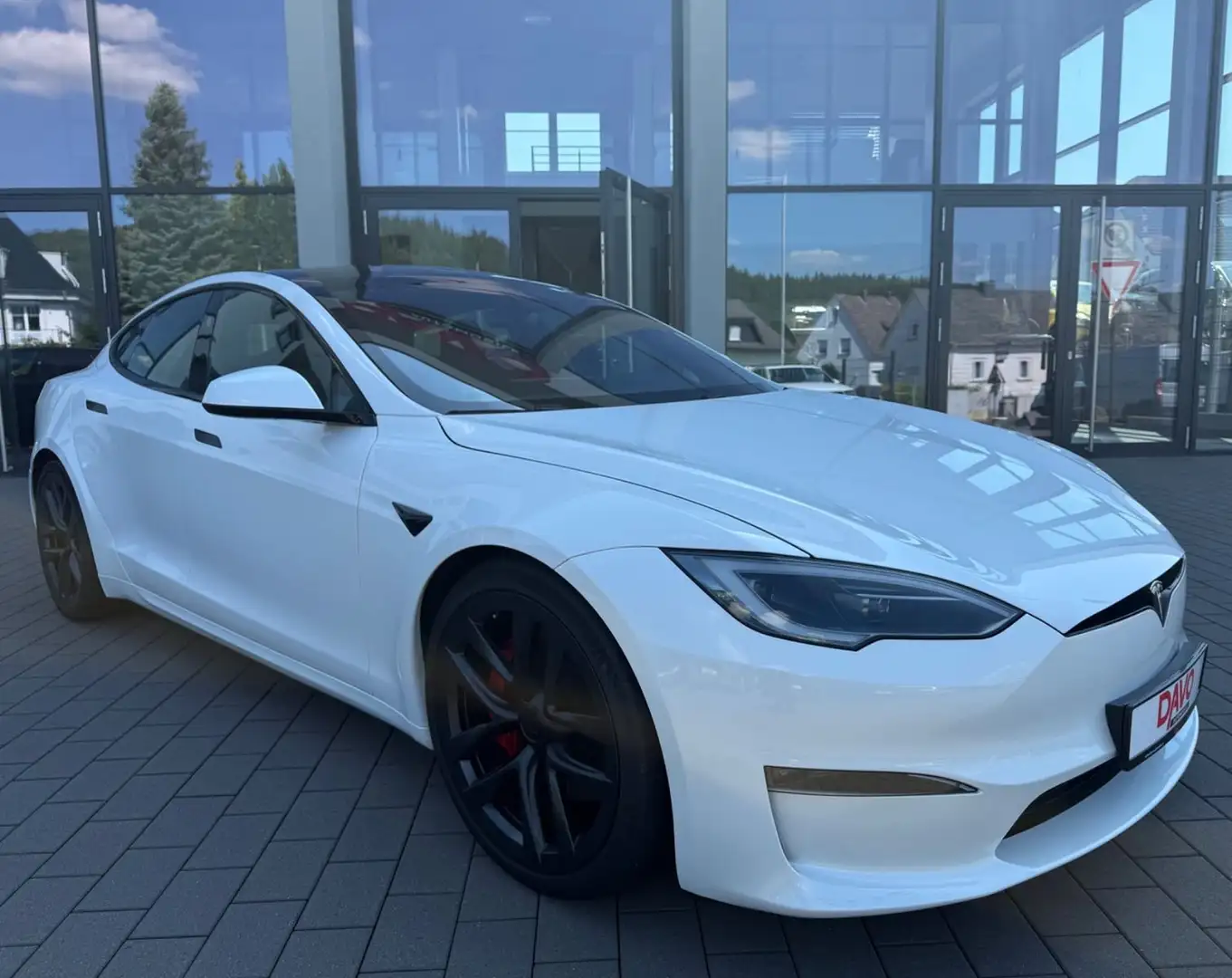 Tesla Model S Plaid Blanc - 2