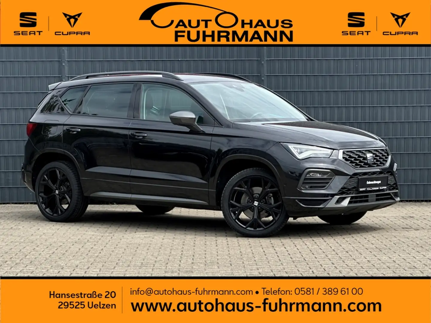SEAT Ateca FR 1.5 TSI DSG AHK/NAV/ALCA/VIRTUAL/XL-PACK Schwarz - 1