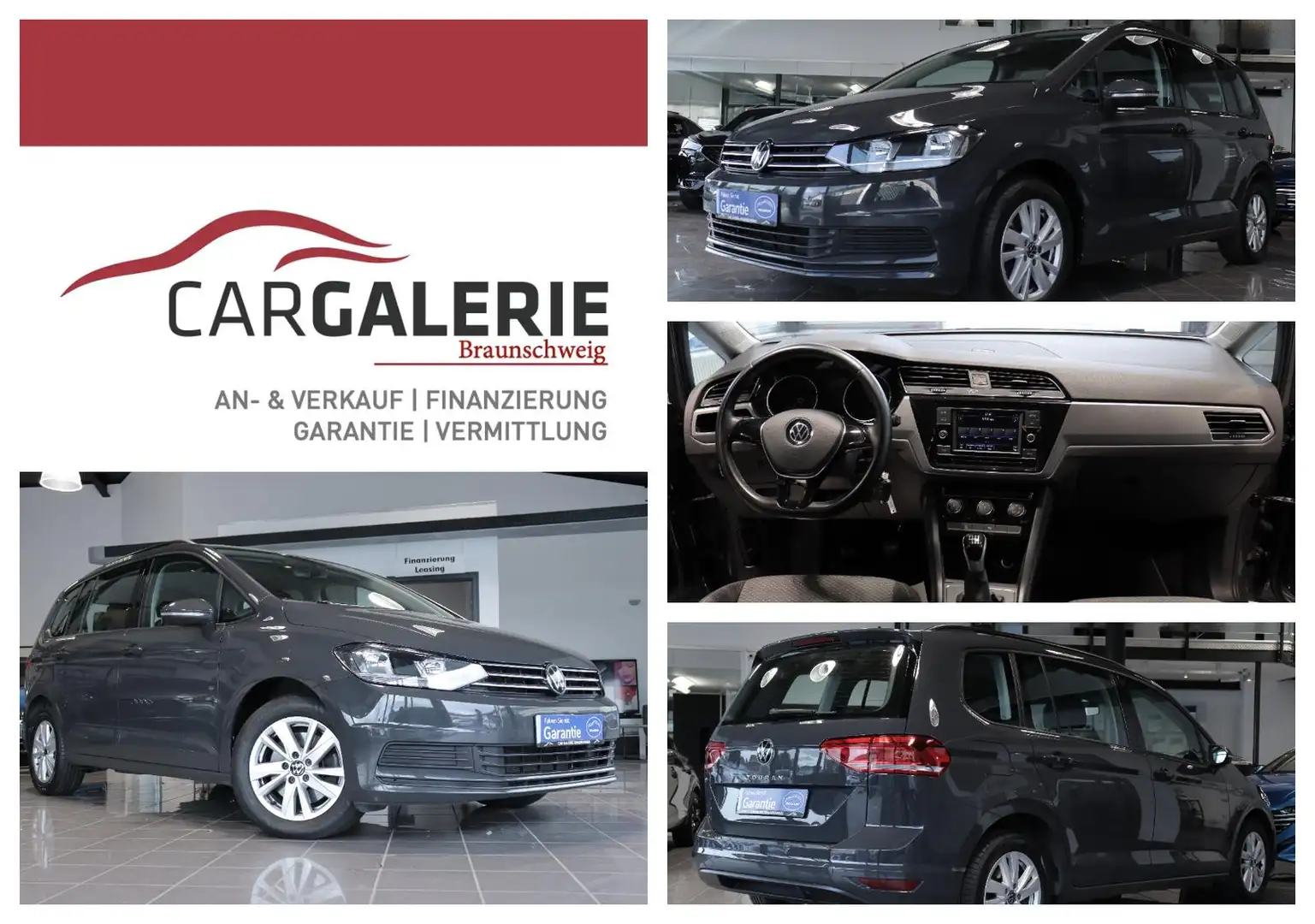 Volkswagen Touran 2.0 TDI Comfortline* 7-SITZER*AHK* Grau - 1
