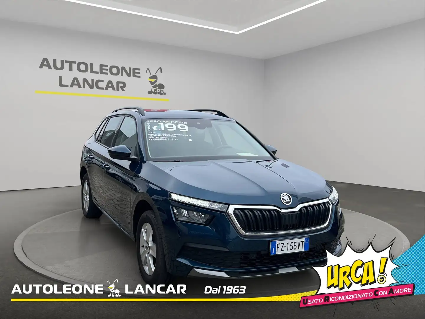 Skoda Kamiq 1.0 g-tec Ambition 90cv METANO OK NEOPATENTATI E6 Albastru - 1