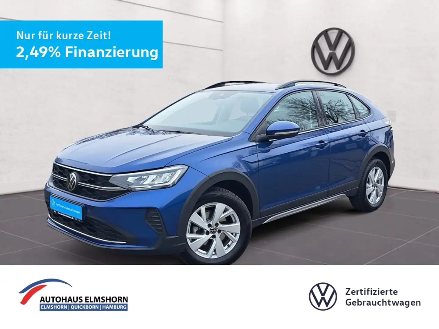 Volkswagen Taigo Life 1.0 TSI 2,49% APP 5J-GAR PDC SHZ DAB GJ-REIF Blau - 1