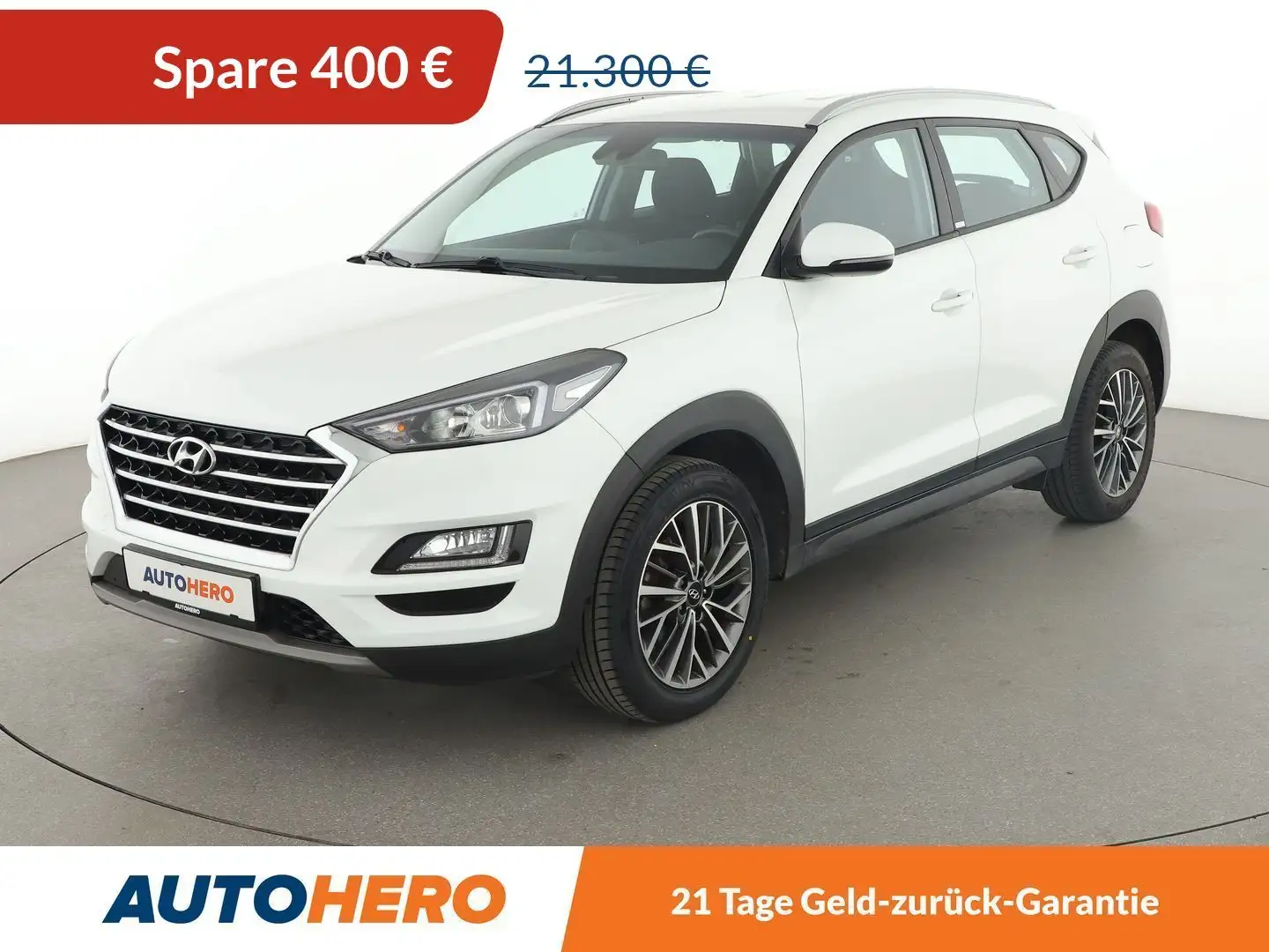 Hyundai TUCSON 1.6 TGDI Advantage 2WD*NAVI*LED*SPUR*PDC*KLIMA* Weiß - 1