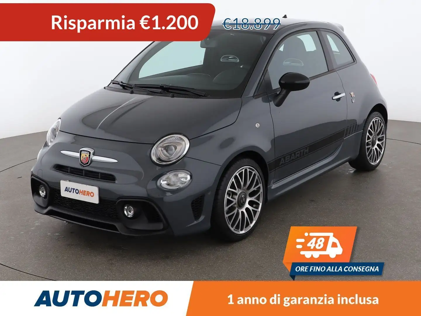 Abarth 595 1.4 Turbo 145 CV Grigio - 1