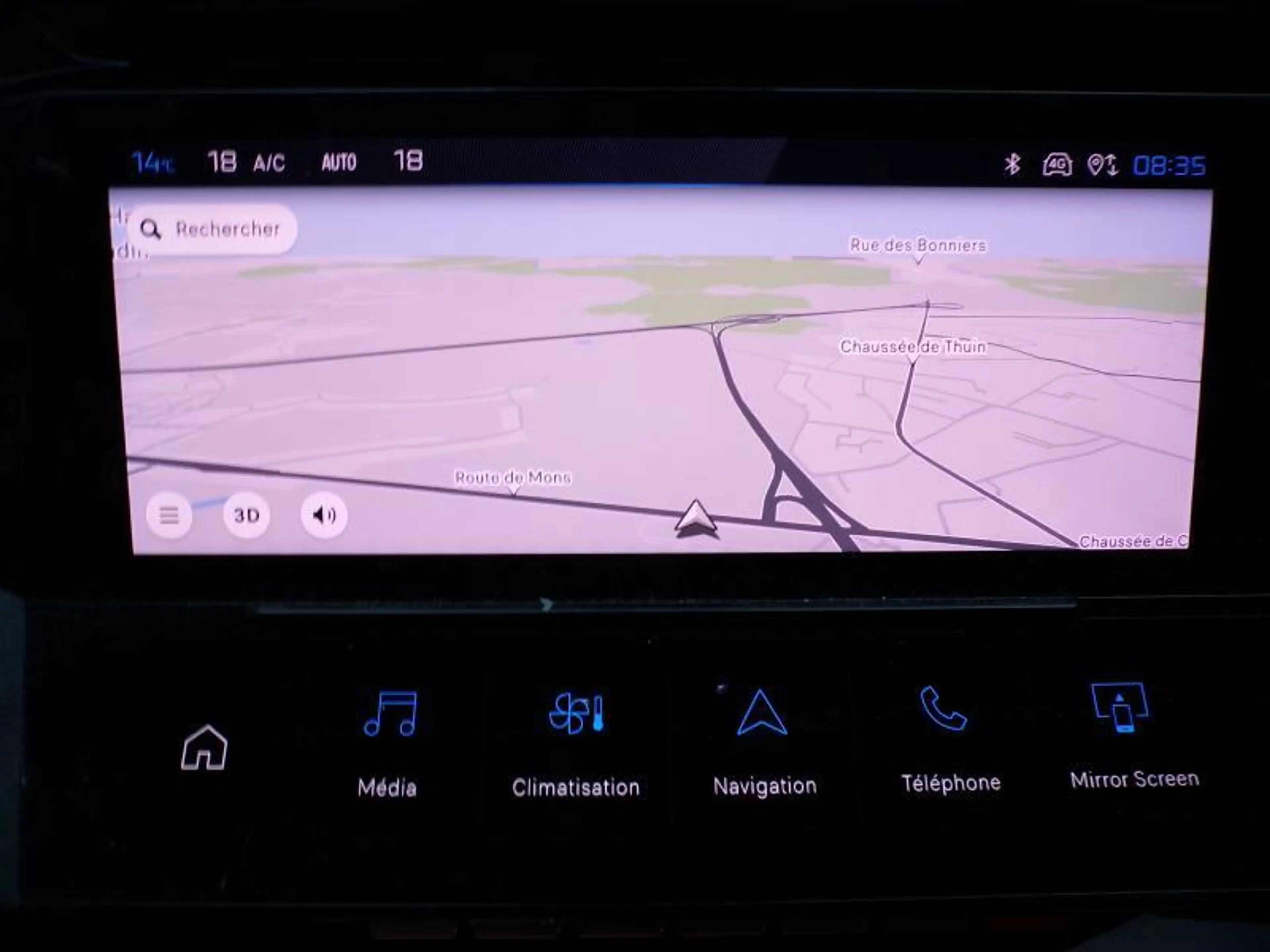 Peugeot 408 1.2 131cv B.auto Gris 10/24 39402km Clim GPS USB — photo 11