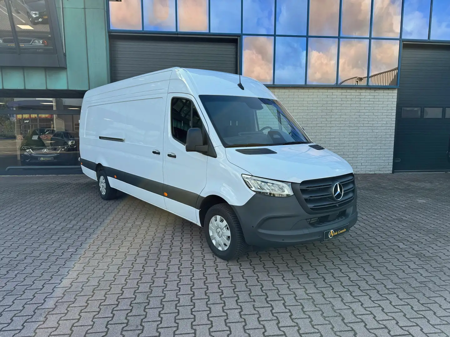 Mercedes-Benz Sprinter 319 Pro L4H2 BPM vrij 9G-Tronic Mbux Navi Led Kopl Blanc - 1