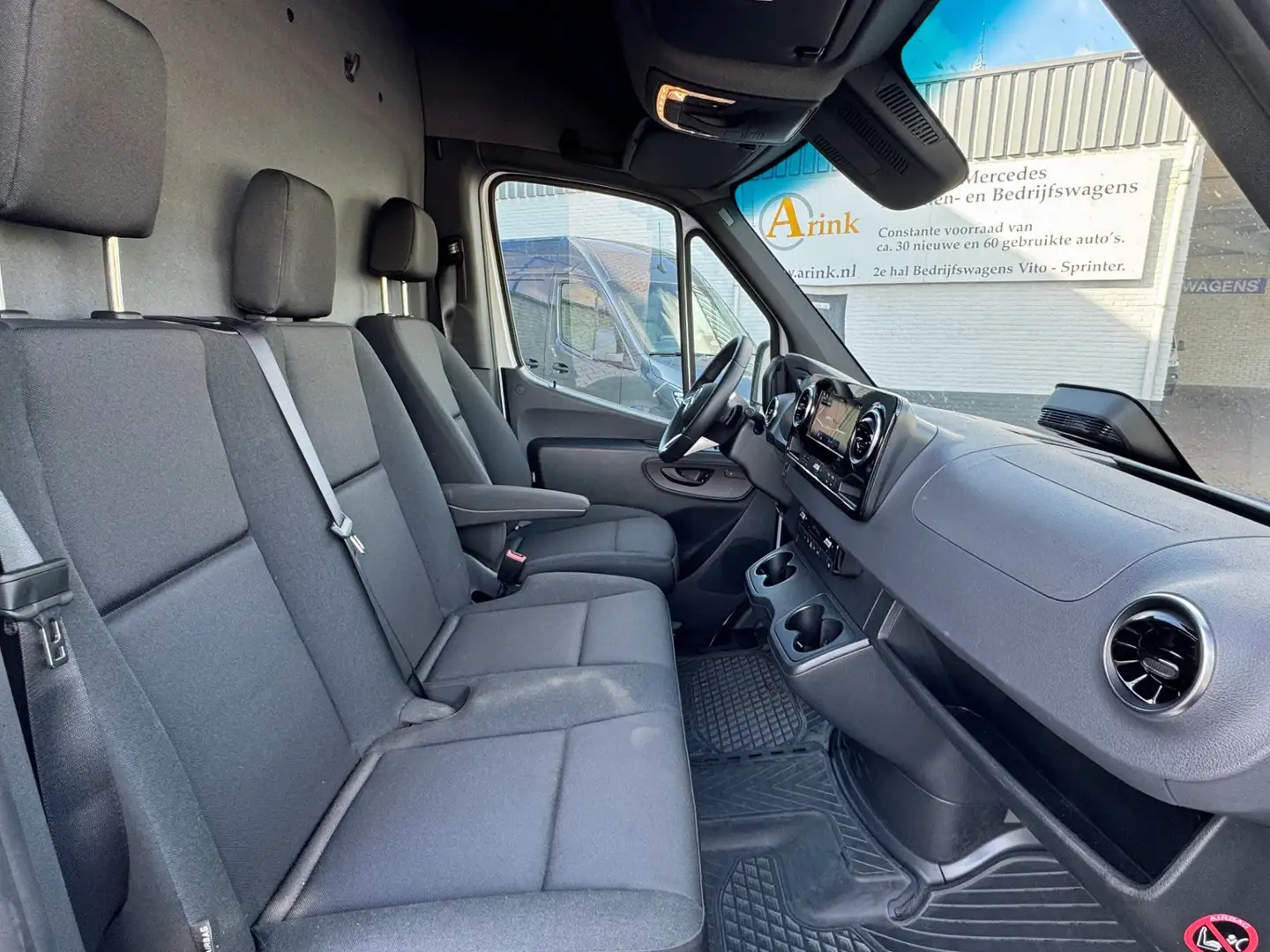 Mercedes-Benz Sprinter 319 Pro L4H2 BPM vrij 9G-Tronic Mbux Navi Led Kopl Blanc - 2