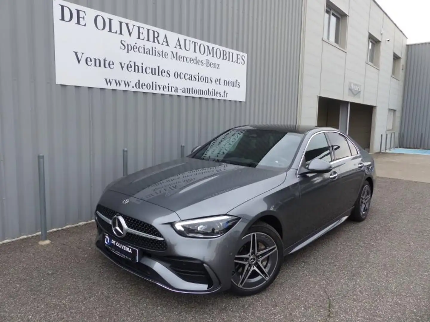 Mercedes-Benz C 30 AMG 300 d e Hybrid EQ 197+129ch AMG Line (TVA) Gris - 1