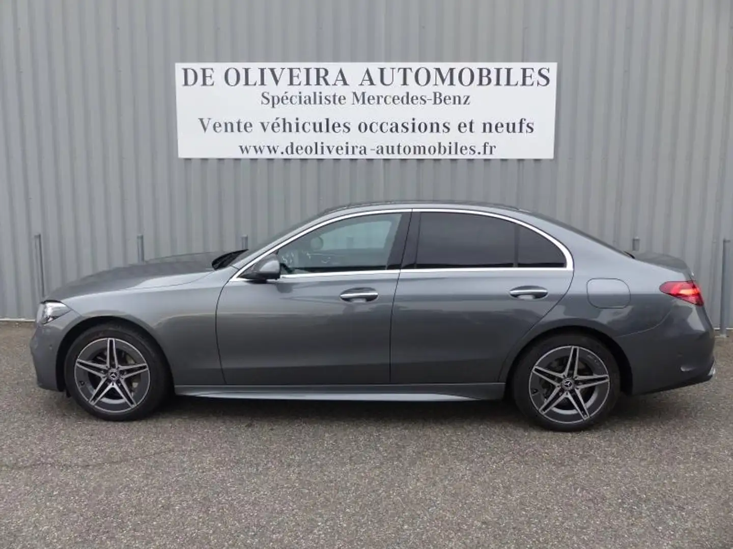 Mercedes-Benz C 30 AMG 300 d e Hybrid EQ 197+129ch AMG Line (TVA) Gris - 2