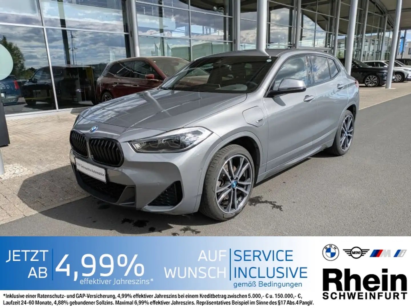 BMW X2 xDrive25e M Sport Navi.HeadUp. Rückfahrkamera Grau - 1