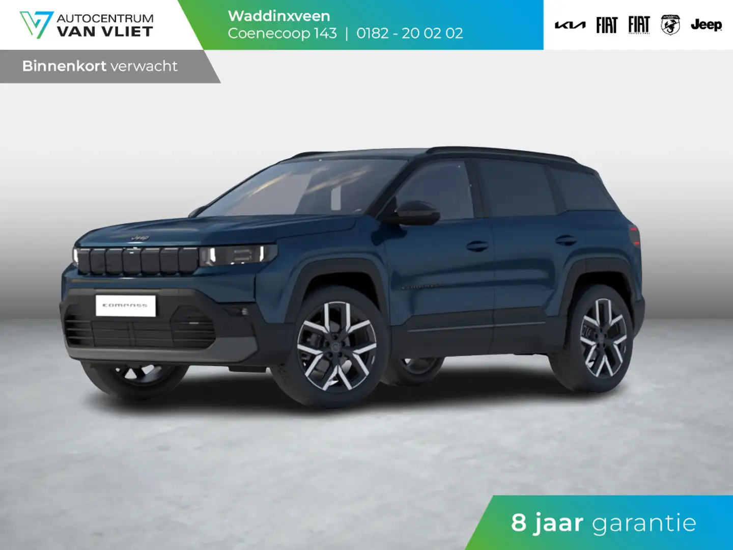 Jeep Compass First Edition 74 kWh | Adapt. Cruise | Camera | Ca Blauw - 1