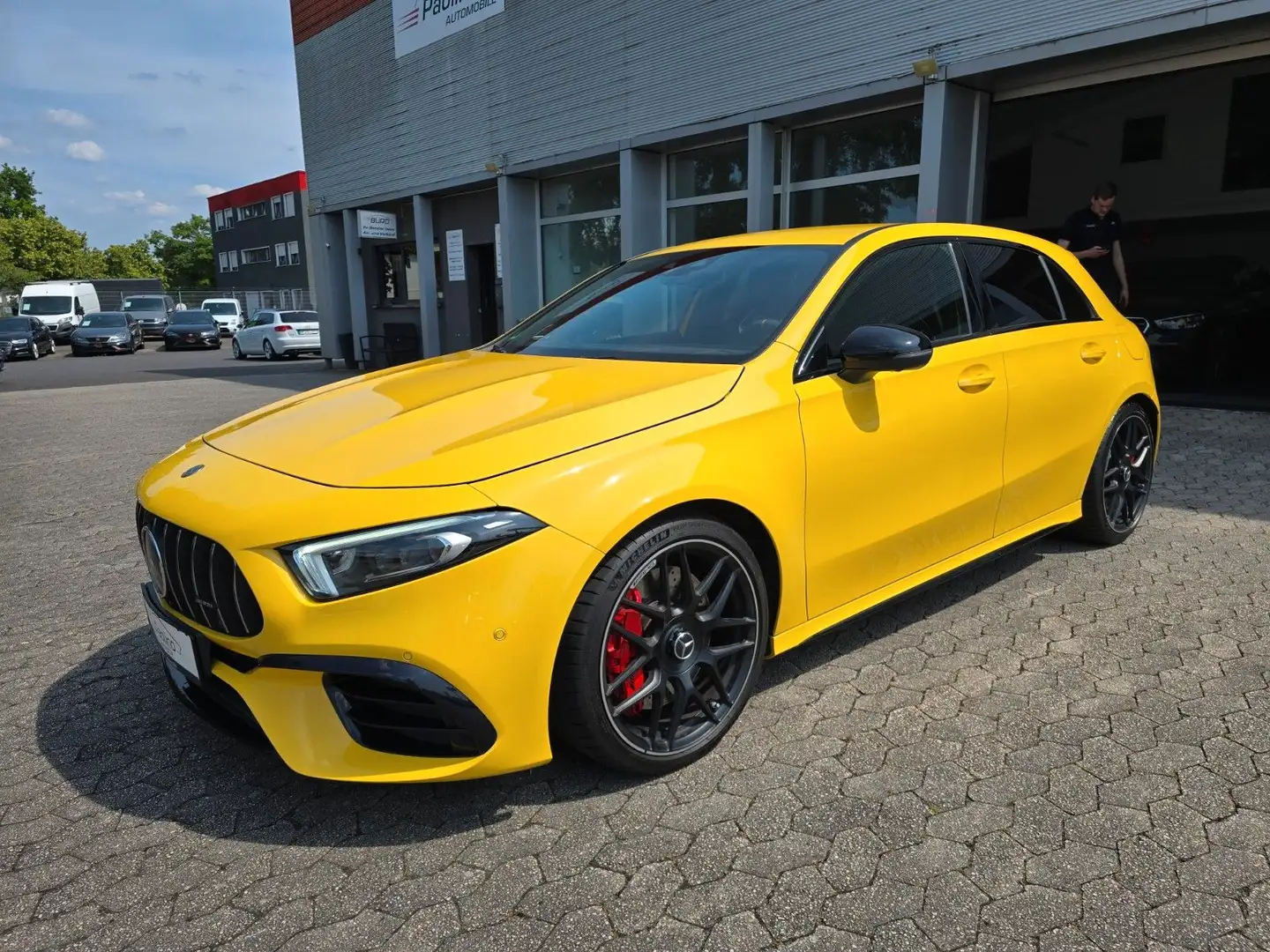 Mercedes-Benz A 45 AMG A 45 S AMG 4Matic *Perf.Sitze*HUD*Akra.*Garantie Żółty - 1