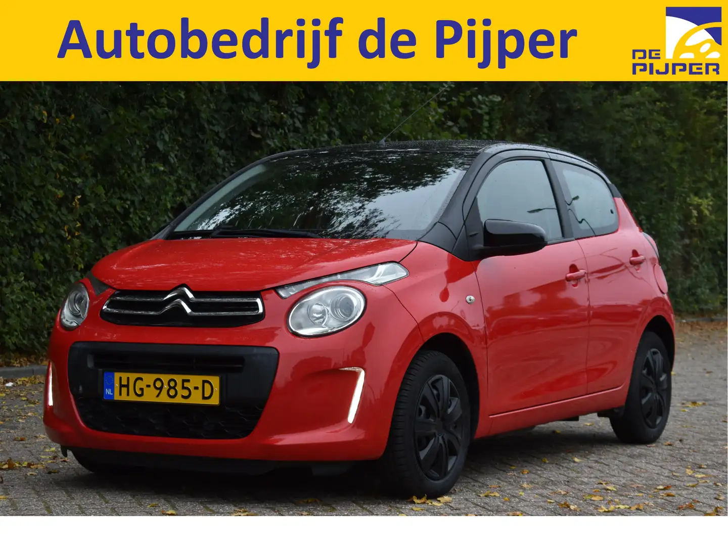 Citroen C1 1.0 e-VTi Feel Two-tone | NL-Auto | Airco | Blueto Rood - 1