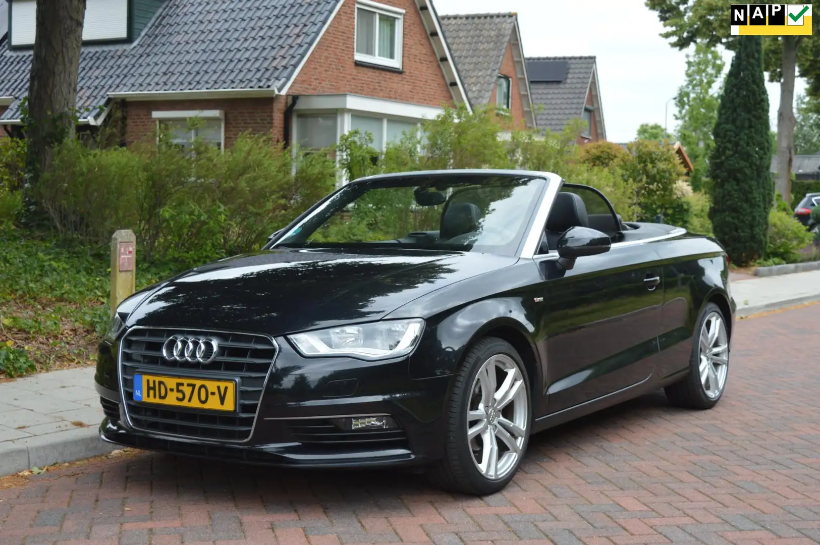 Audi A3 Cabriolet 1.4 TFSI CoD Ambition Pro Line S Open Da Noir - 1