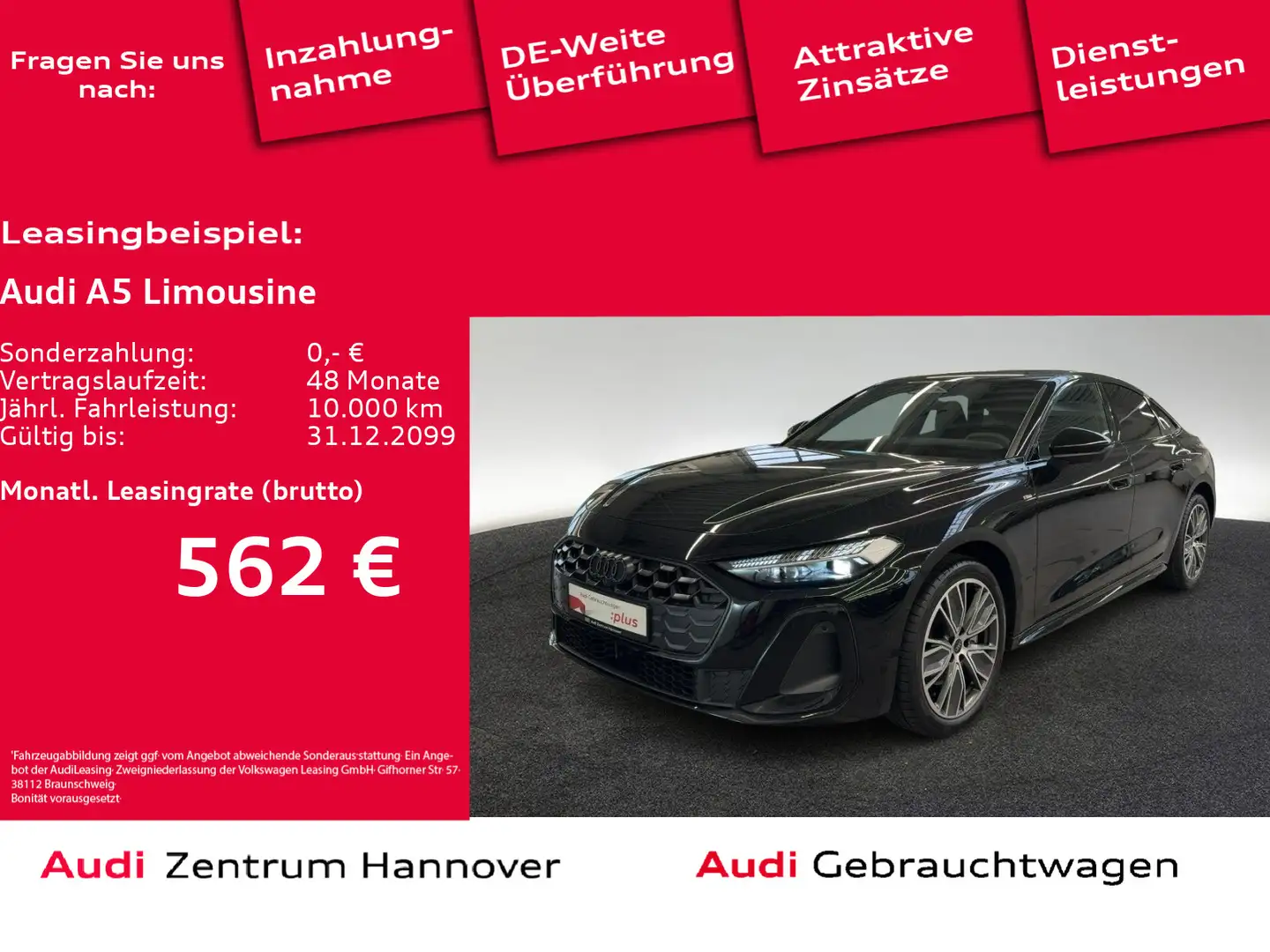 Audi A5 S line 2.0 TFSI Matrix Kamera ACC v Noir - 1
