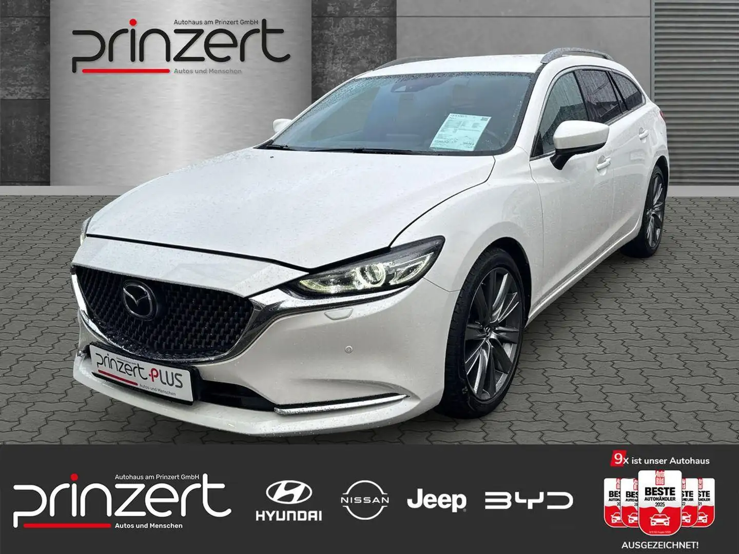 Mazda 6 Kombi 2.5 SKYACTIVE AT6 "Sports-Line" Plus*8-Fach Blanc - 1