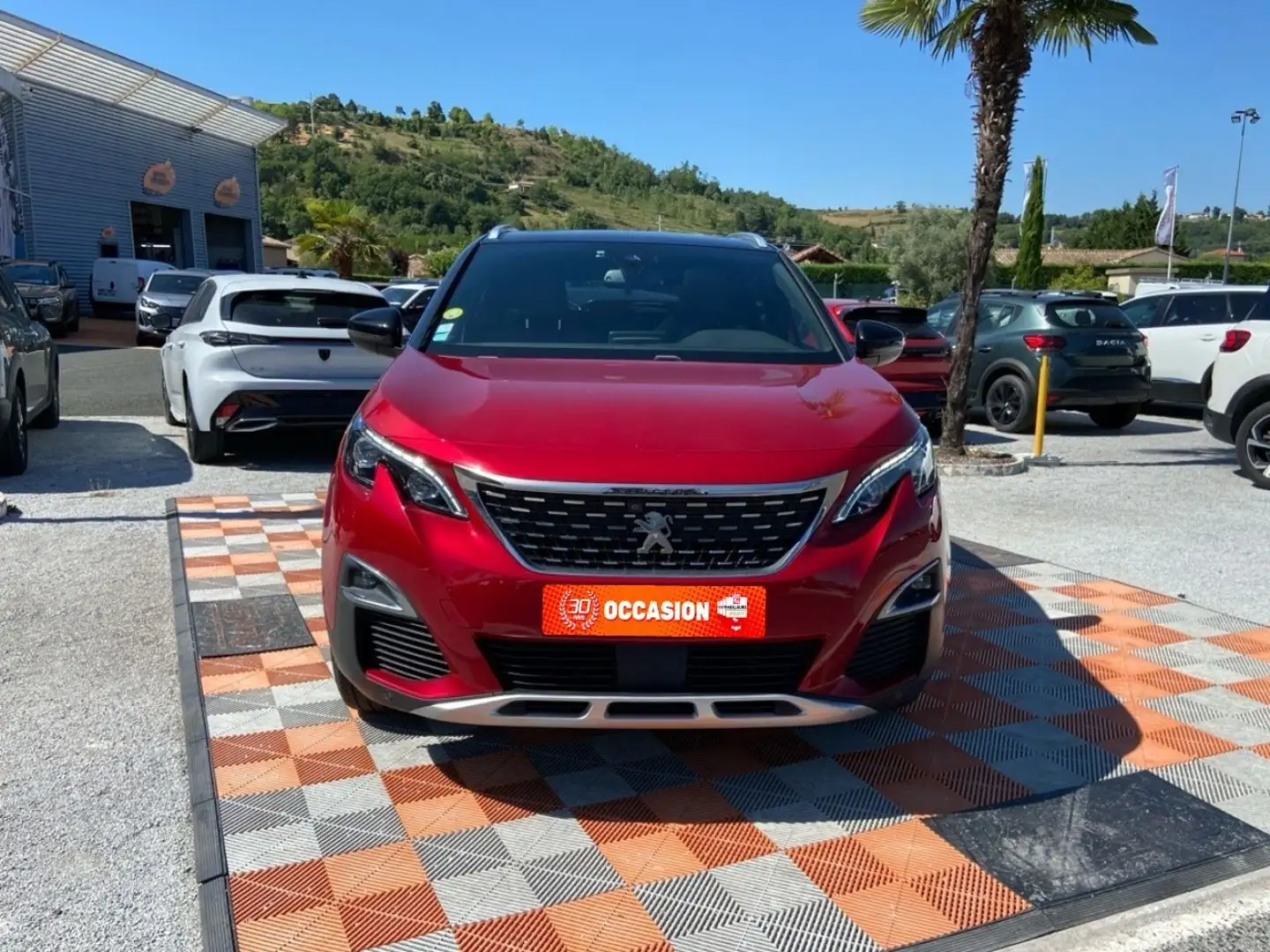 Peugeot 3008 BlueHDi 120 EAT6 GT LINE Toit Hayon Grip Caméra 36 Rouge - 2
