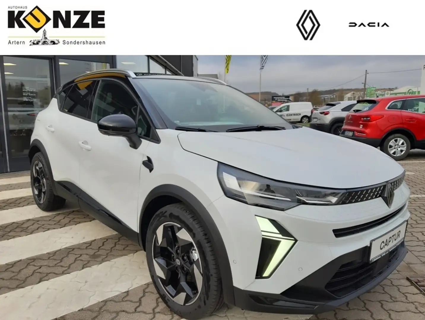 Renault Captur Techno Mild Hybrid 160 EDC Weiß - 1