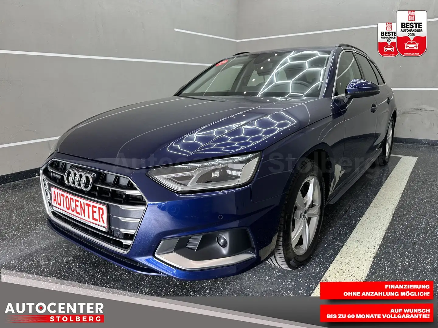 Audi A4 40 TDI quattro advanced "PANO-NAVI-CAM-SITZH" Blau - 1