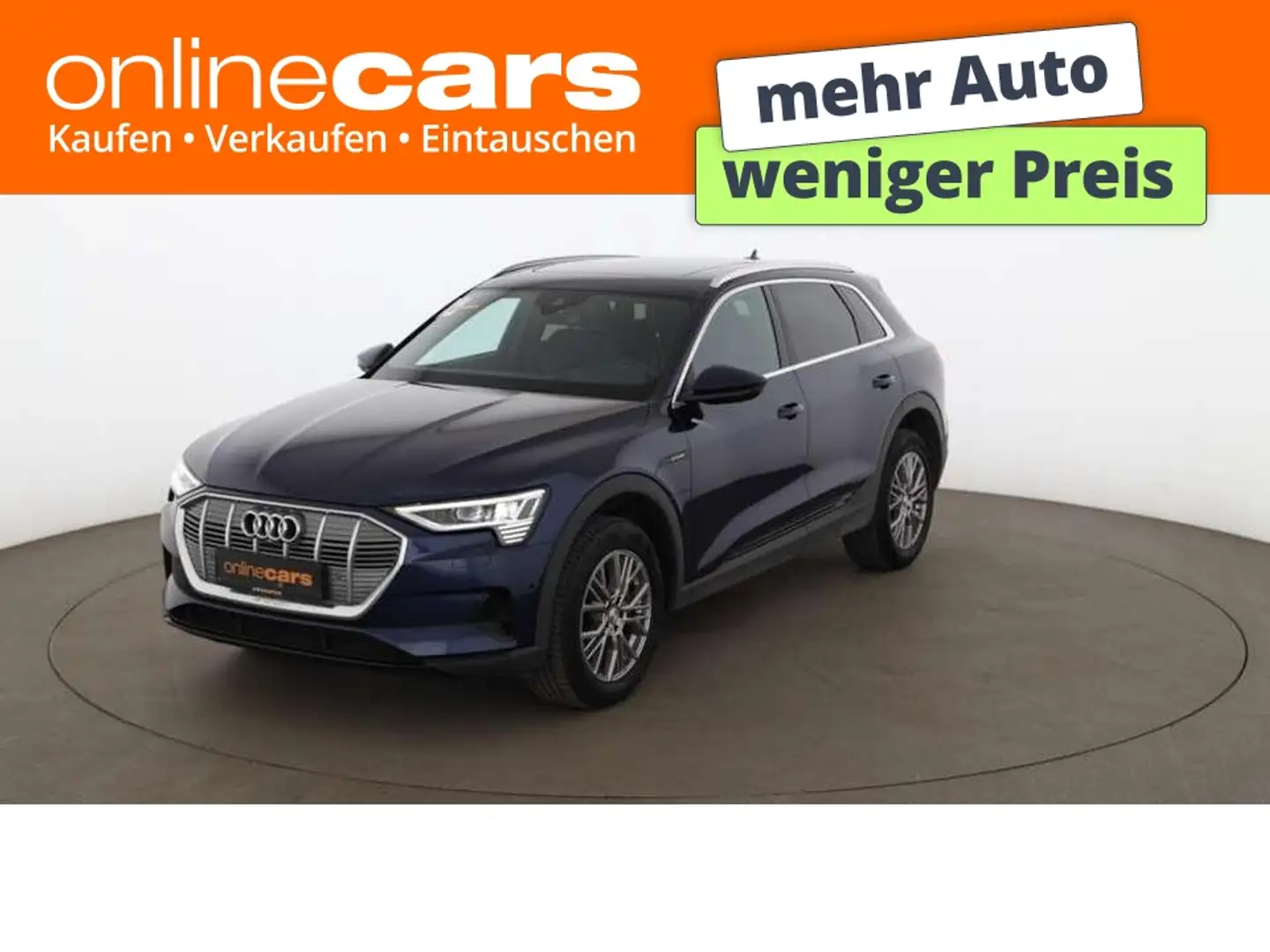 Audi e-tron 50 quattro S-Line Aut MATRIX 360-CAM SKY Blau - 1