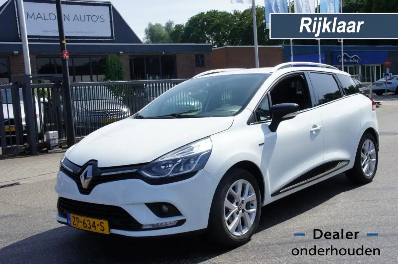 Renault Clio 0.9 TCE LIMITED NAVI/CRUISE/PDC/KEYLESS KEURIGE ST White - 1