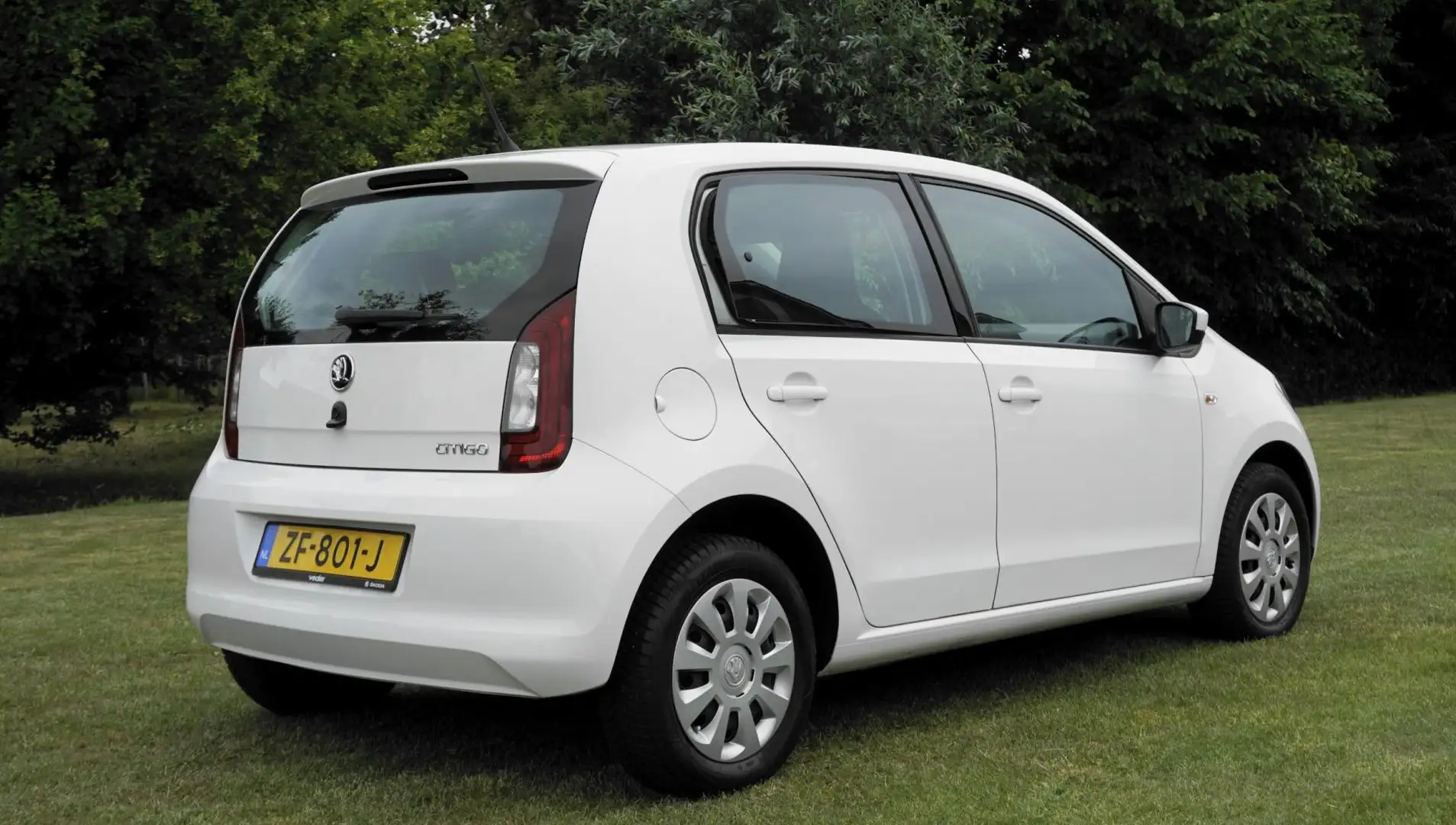 Skoda Citigo 1.0 Greentech Ambition cruise control airco 5 drs Blanc - 2