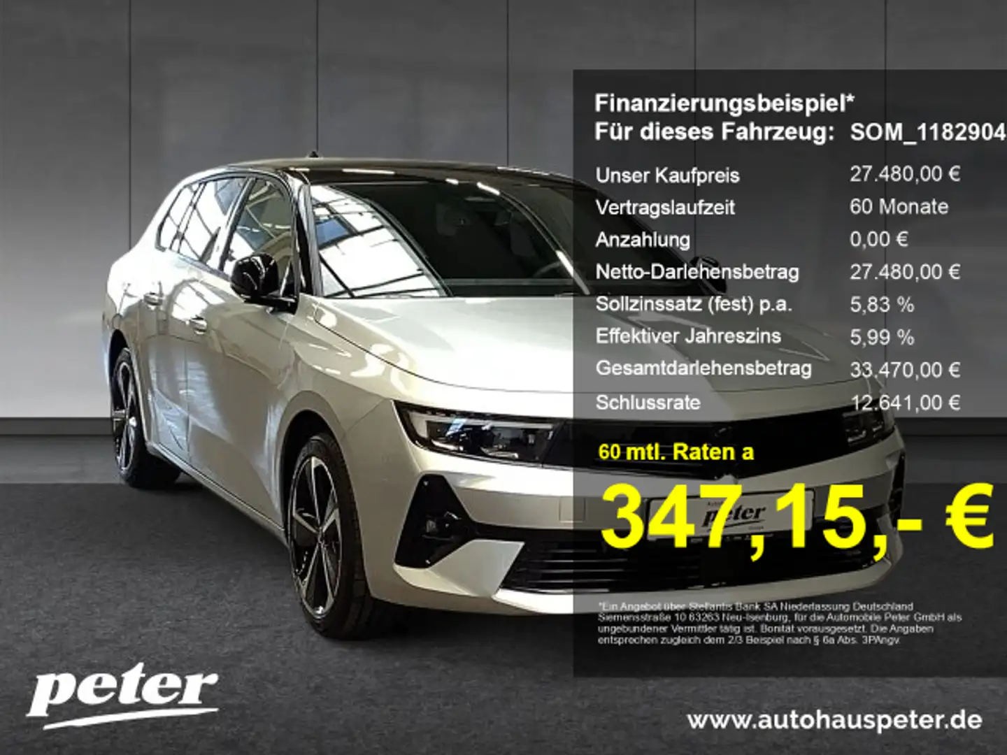 Opel Astra Astra L 1.2 GS IntelliLux LED Navi Sitzheizung Ver Grijs - 1