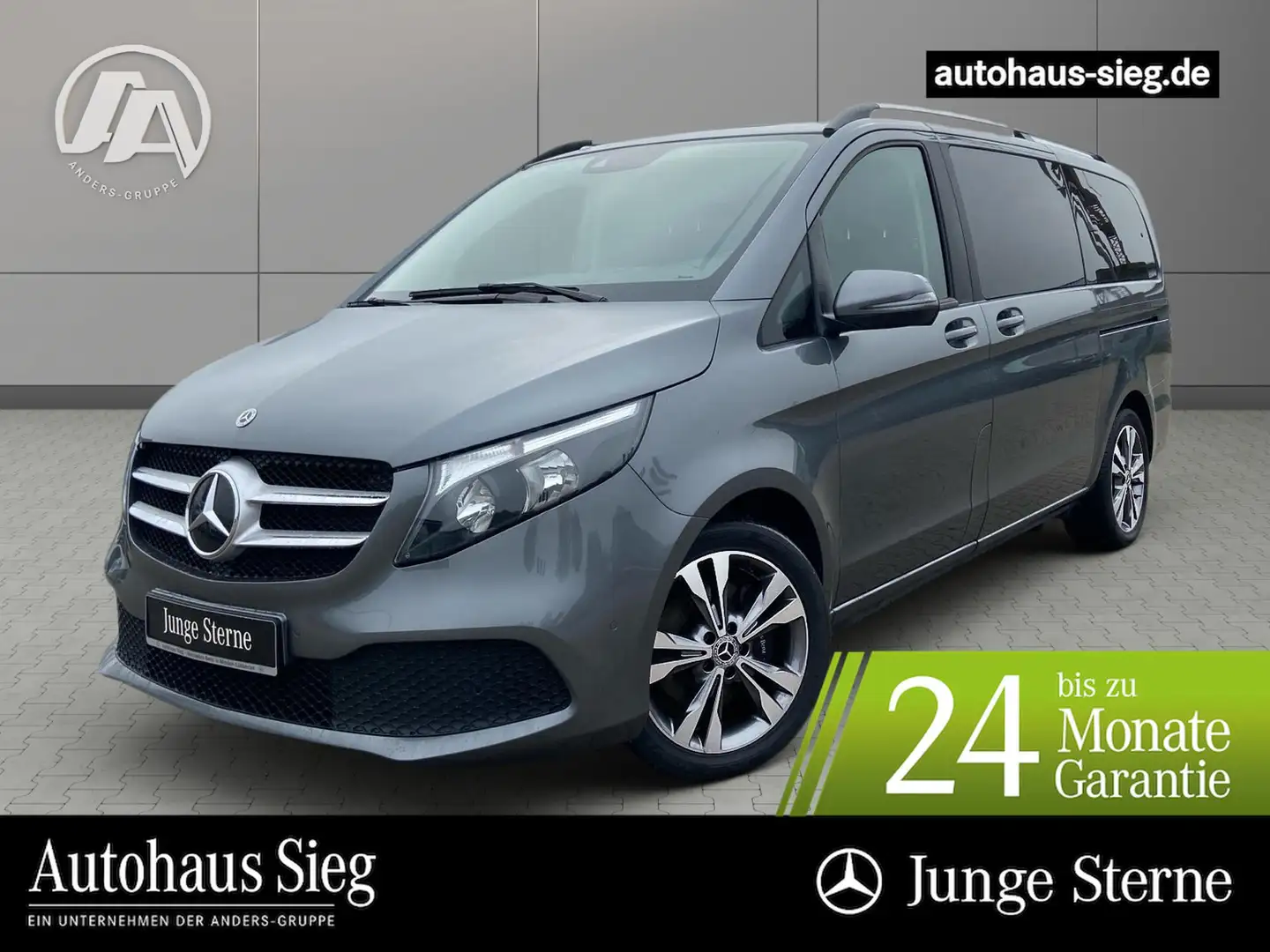Mercedes-Benz V 250 Lang MBUX*DAB*Navi*Tisch*AHK 2,5t*Tempomat Grau - 1