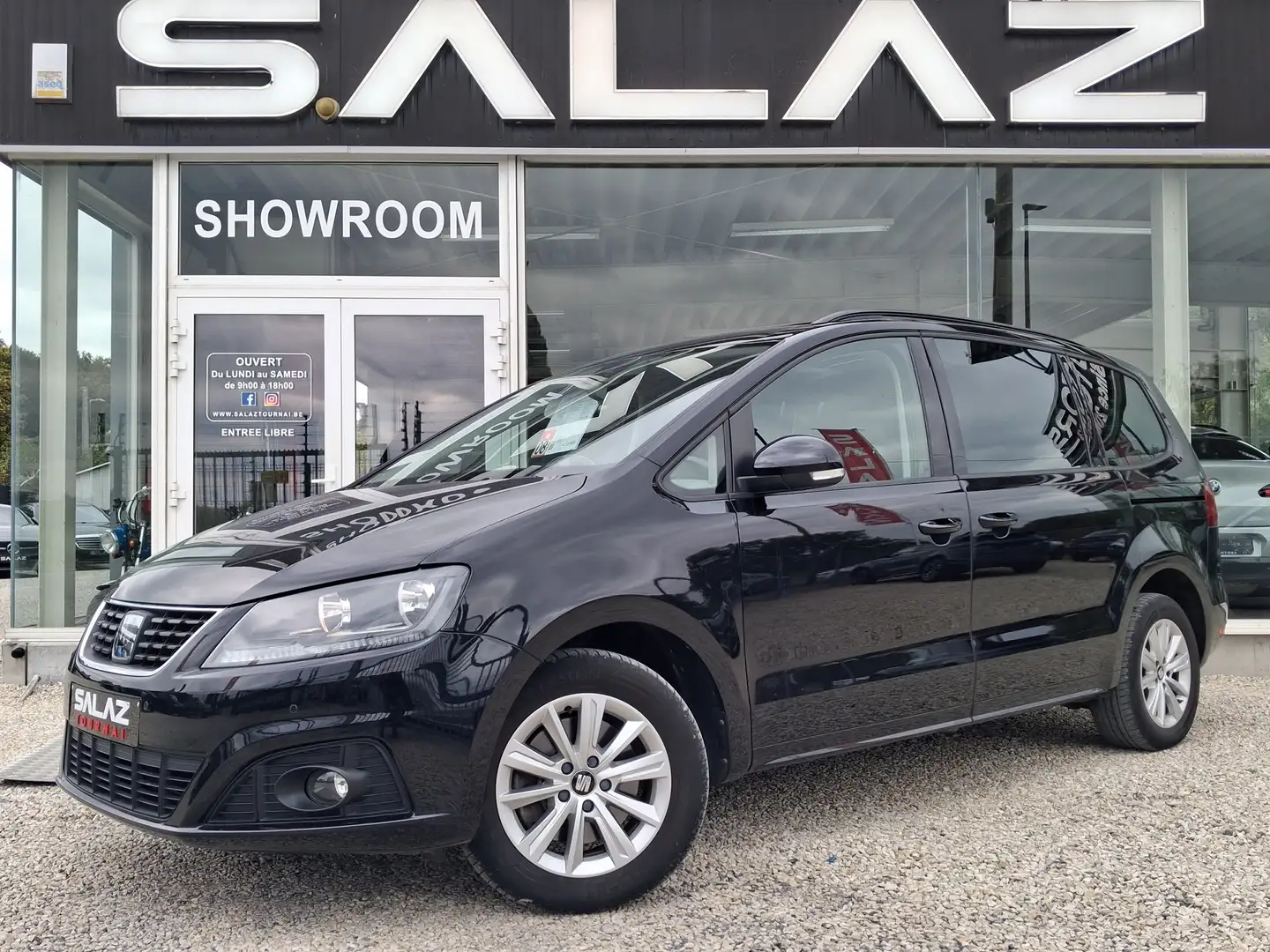 SEAT Alhambra Alhambra 2.0 CR TDi  DSG/7 PLACES/NAVI/CAMERA/NAVI Zwart - 1