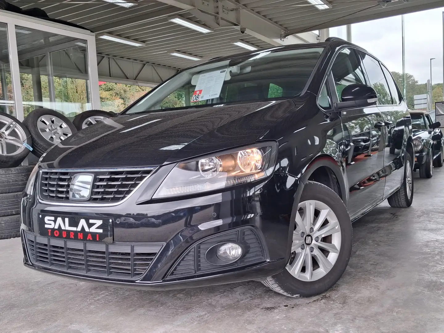 SEAT Alhambra Alhambra 2.0 CR TDi  DSG/7 PLACES/NAVI/CAMERA/NAVI Zwart - 2