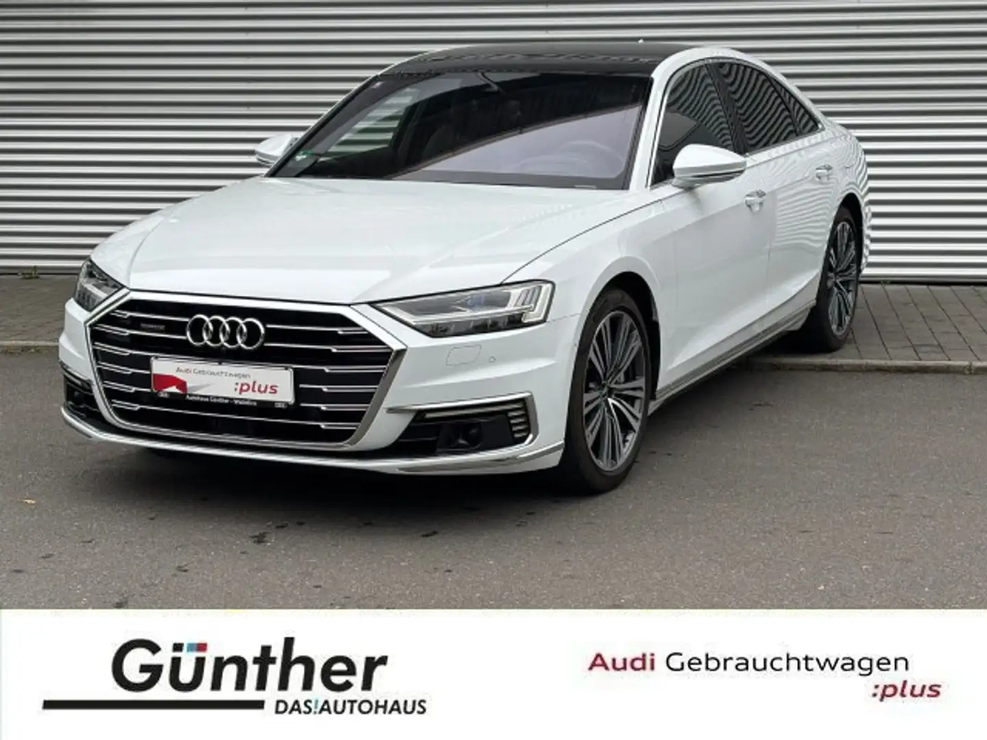 Audi A8 60 TFSIe QUATTRO+MATRIX+DYNAMIKLENK+HUD+ Weiß - 1