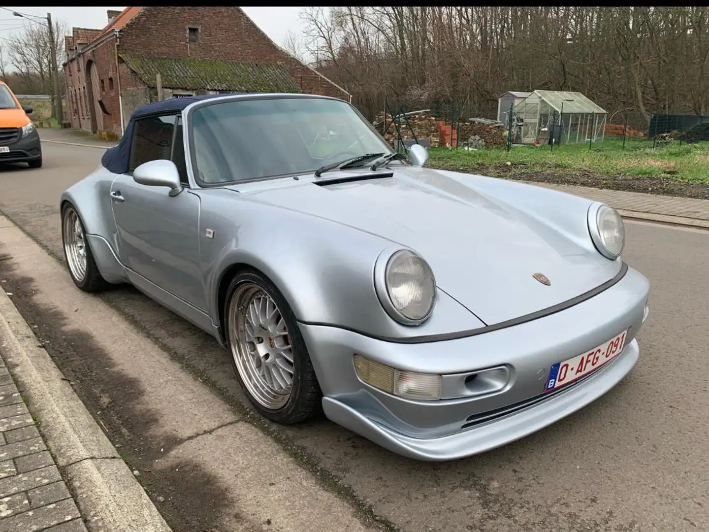 Porsche 964 Turbo look Gris - 2