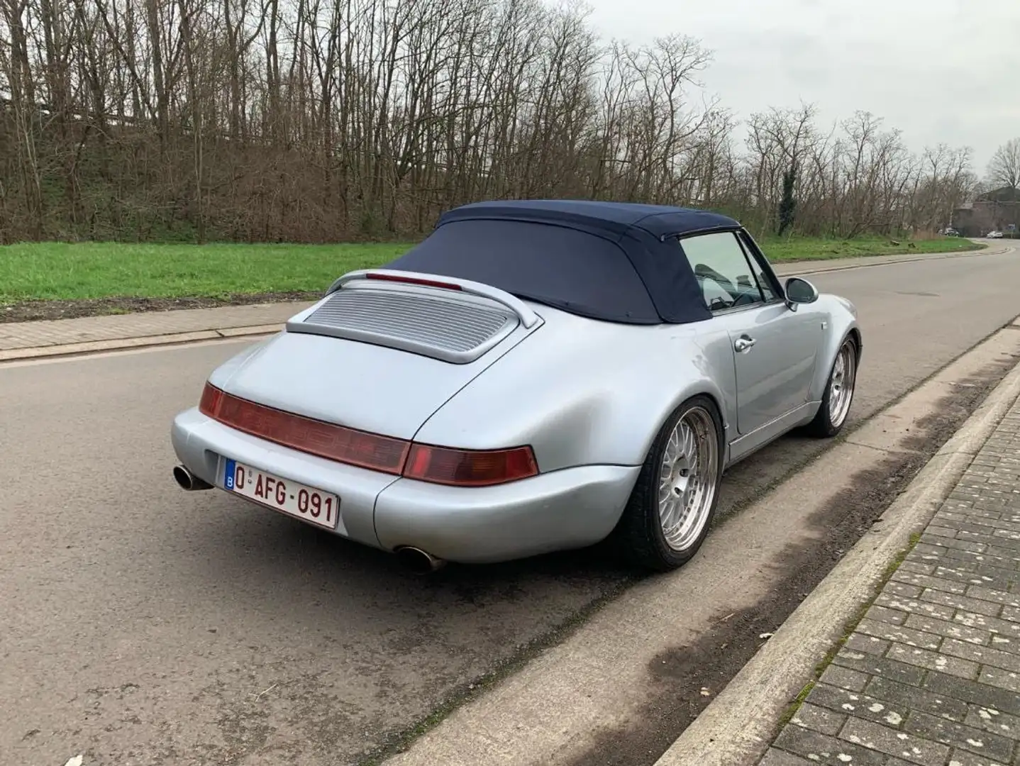 Porsche 964 Turbo look Gris - 1