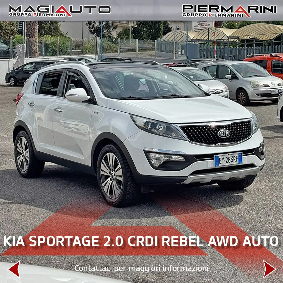 Kia Sportage Sportage 2.0 CRDI VGT 184CV AWD R Rebel Bianco - 1