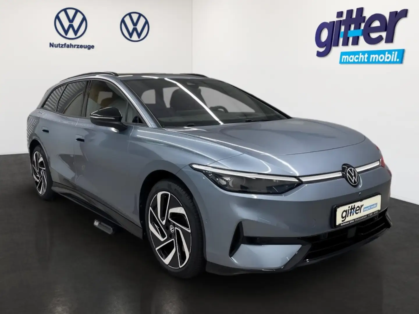 Volkswagen ID.7 Tourer Pro AHK LED NAVI MATRIX Wärmepumpe Blau - 2