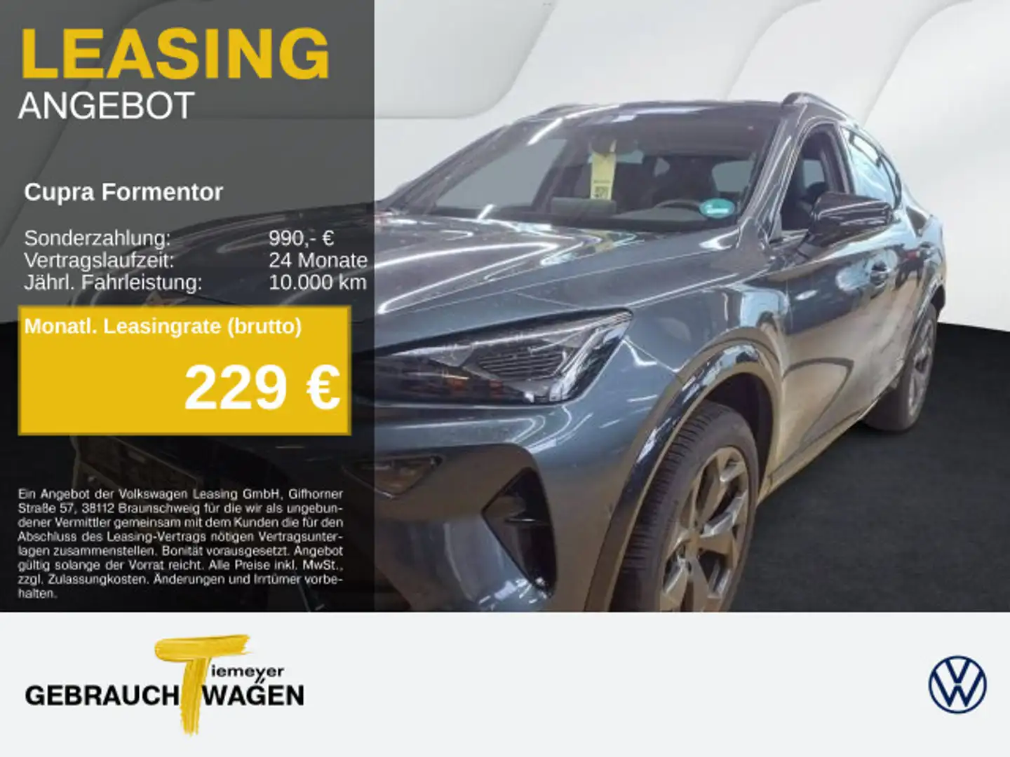 CUPRA Formentor 2.0 TDI DSG SENNHEISER SUPERSPORT KAME Grau - 1