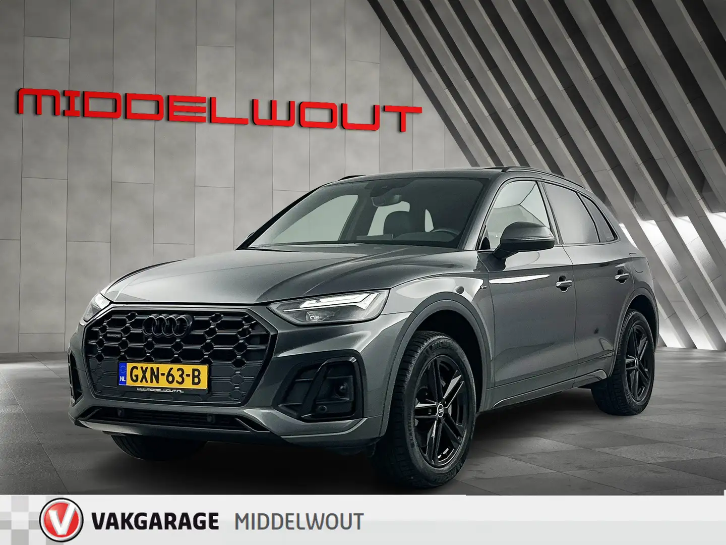 Audi Q5 50 TFSIe 409PK S-Line Pano-dak/19'LMV/Camera/Sport Grijs - 1