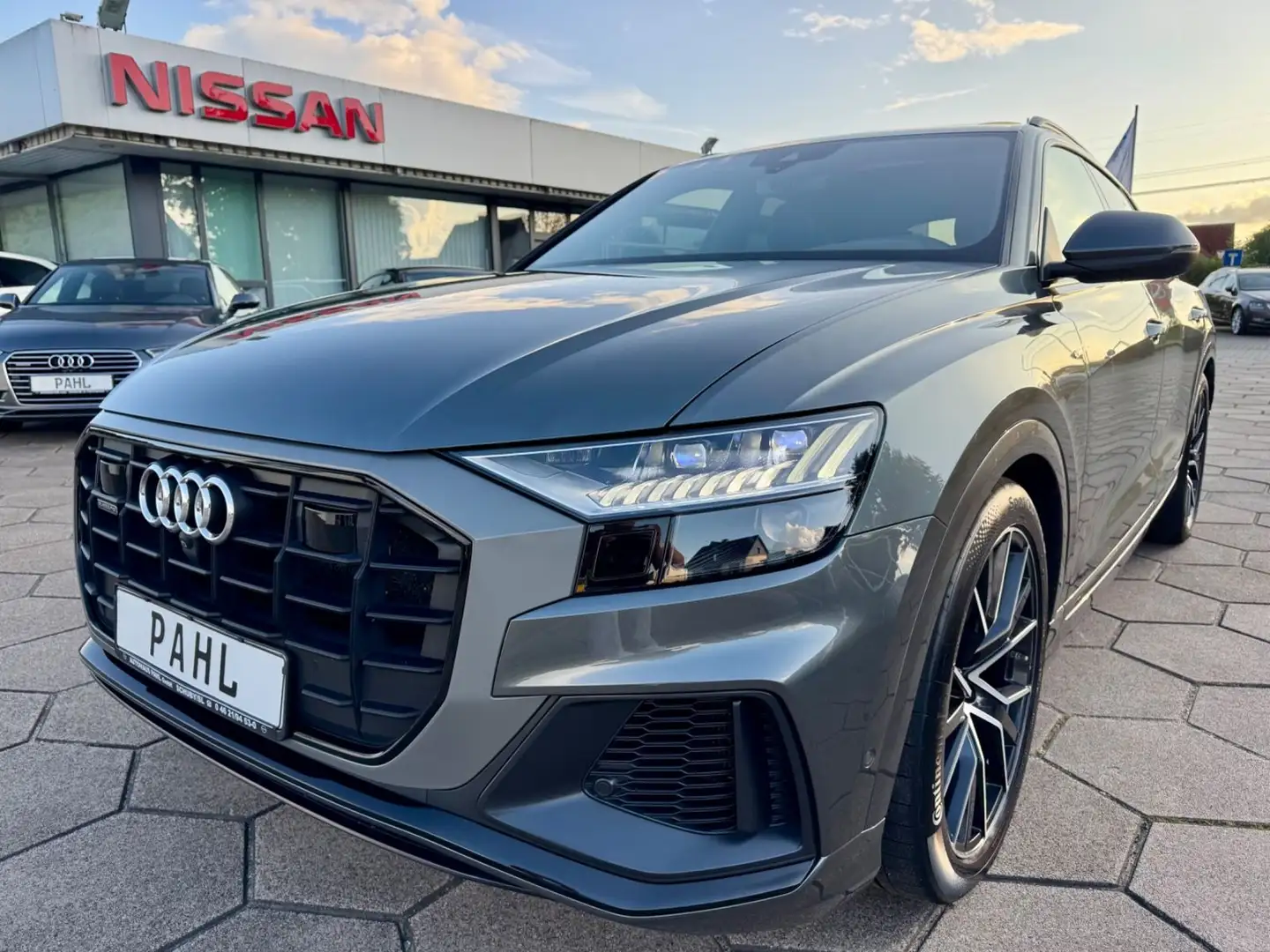 Audi Q8 50 TDI quattro 3x S line B&O MATRIX 360°PANO Gris - 1