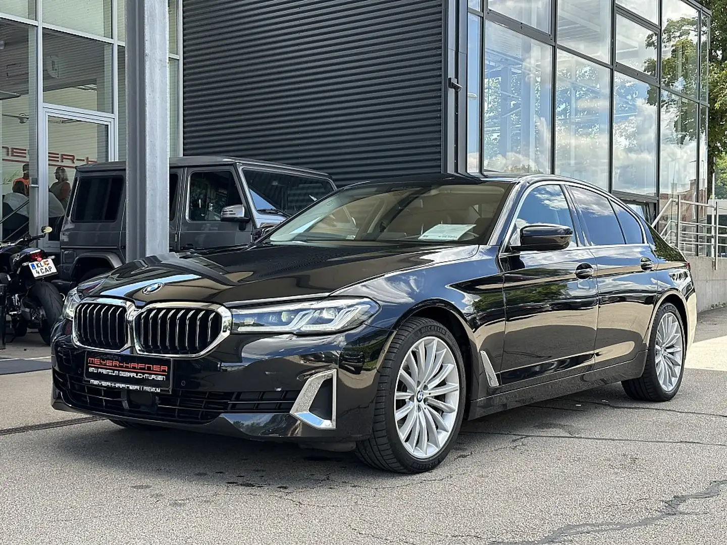 BMW 520 d xDrive Luxury Line Aut. Noir - 2