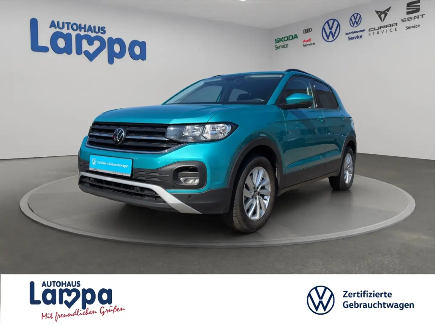 Volkswagen T-Cross Life 1.0 TSI 5-Gang MFL,ACC,Klima,DAB+ Azul - 1