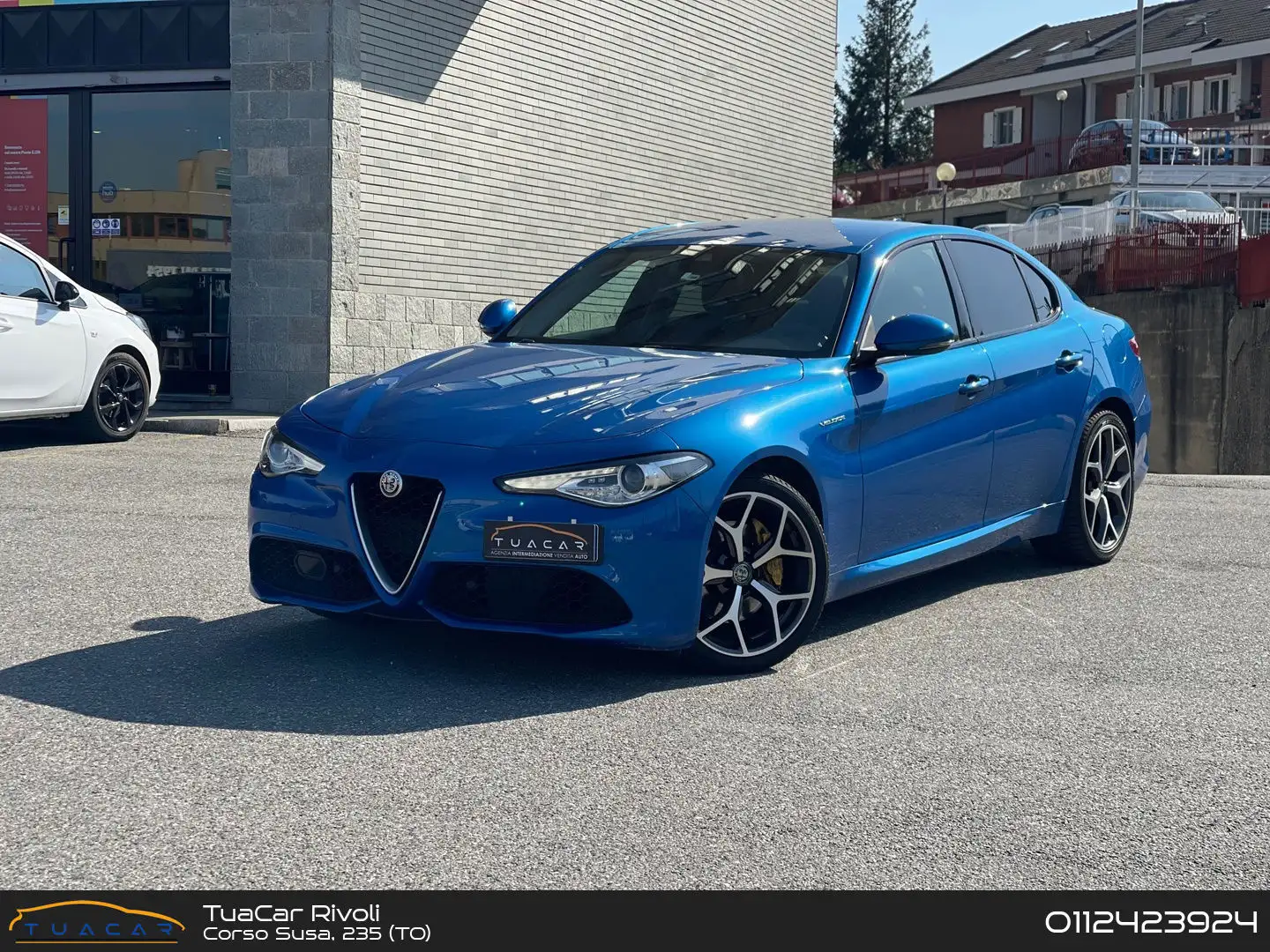 Alfa Romeo Giulia 2.2 t Veloce Q4 210cv awd auto my19 Blauw - 1