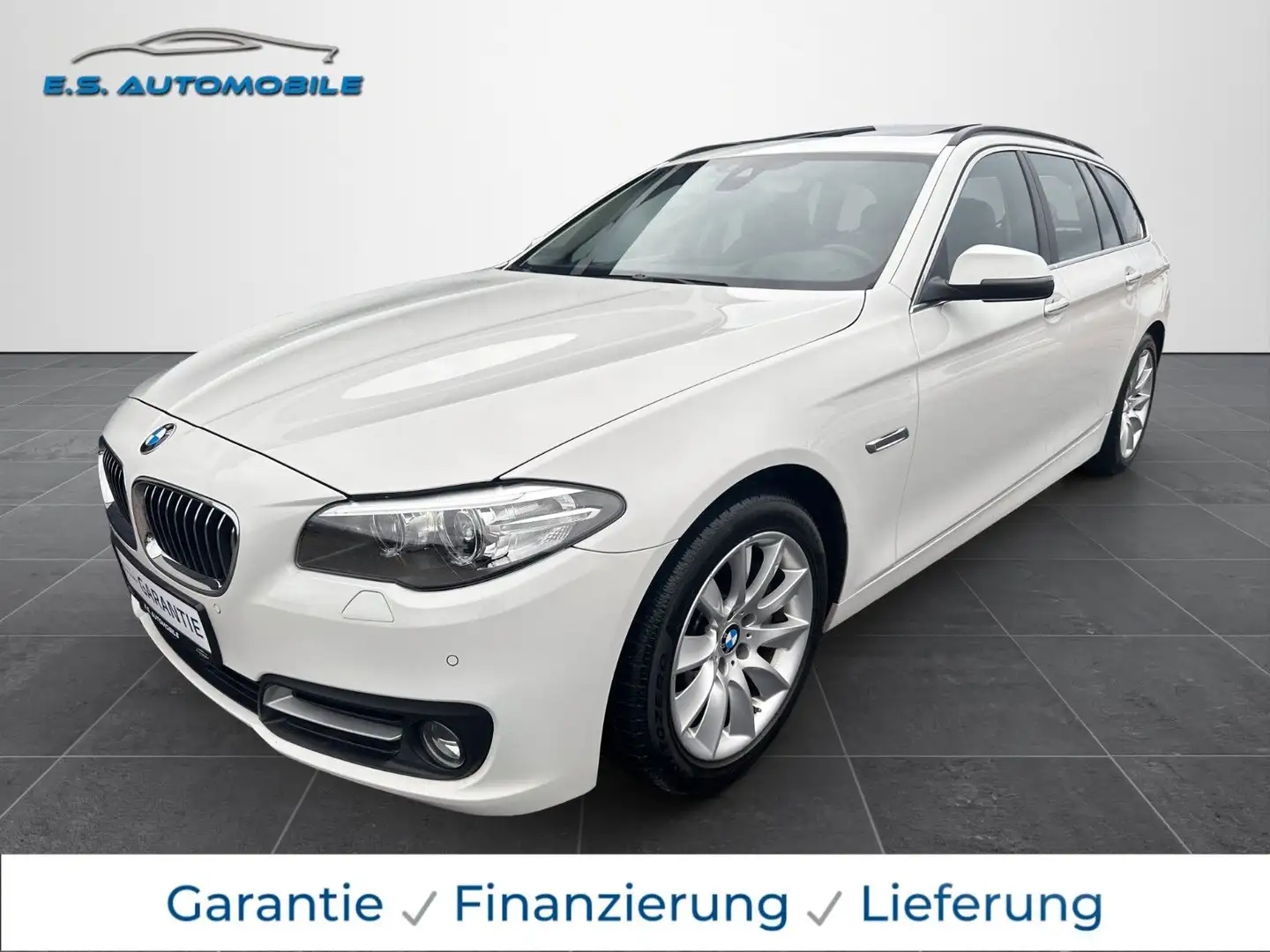 BMW 525 d Touring GARANTIE/SOFT-CLOSE/LEDER/PANORAMA Blanc - 1