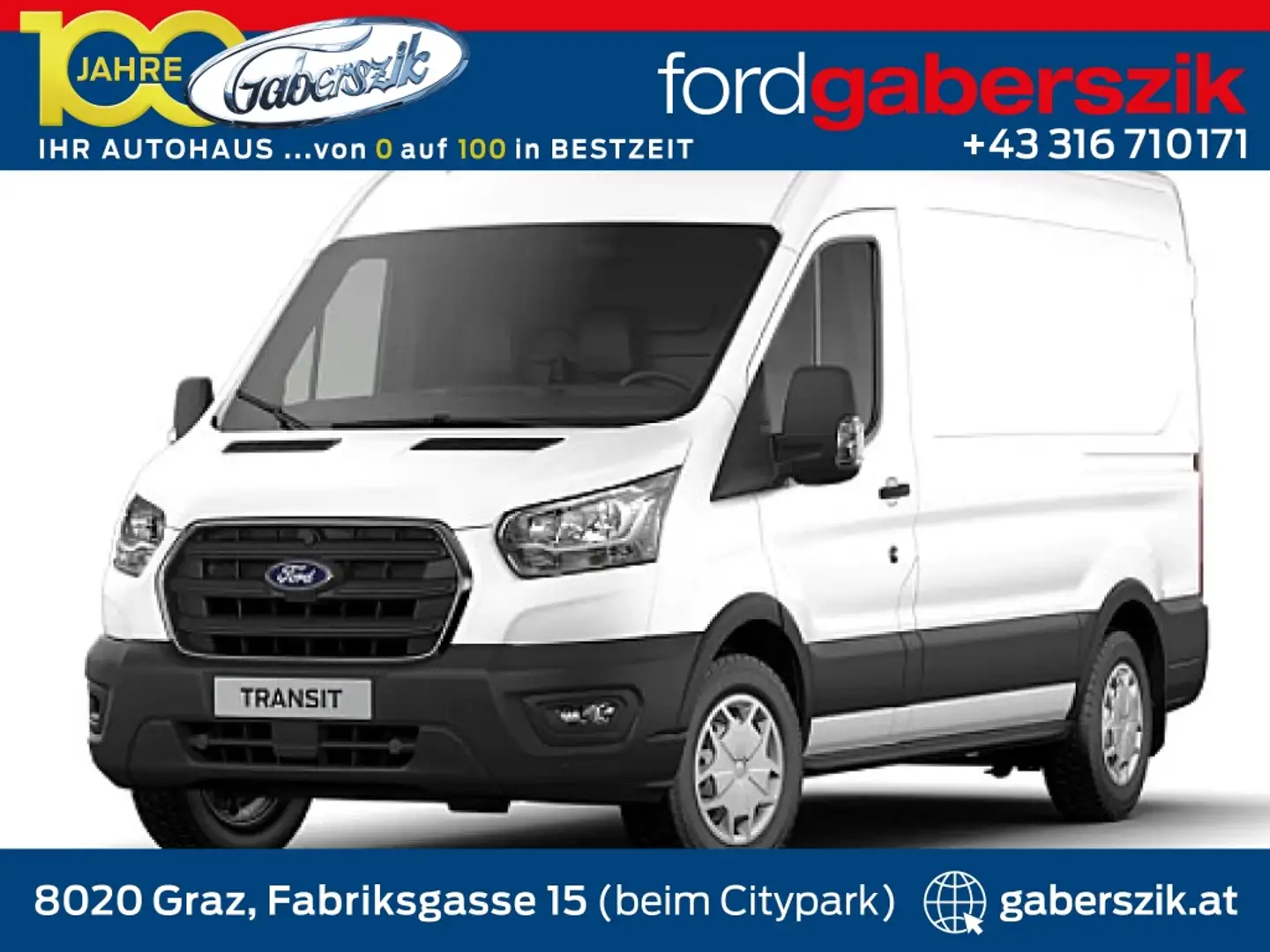 Ford Transit Transit Kasten 2,0 EcoBlue L2H2 350 Trend Weiß - 1