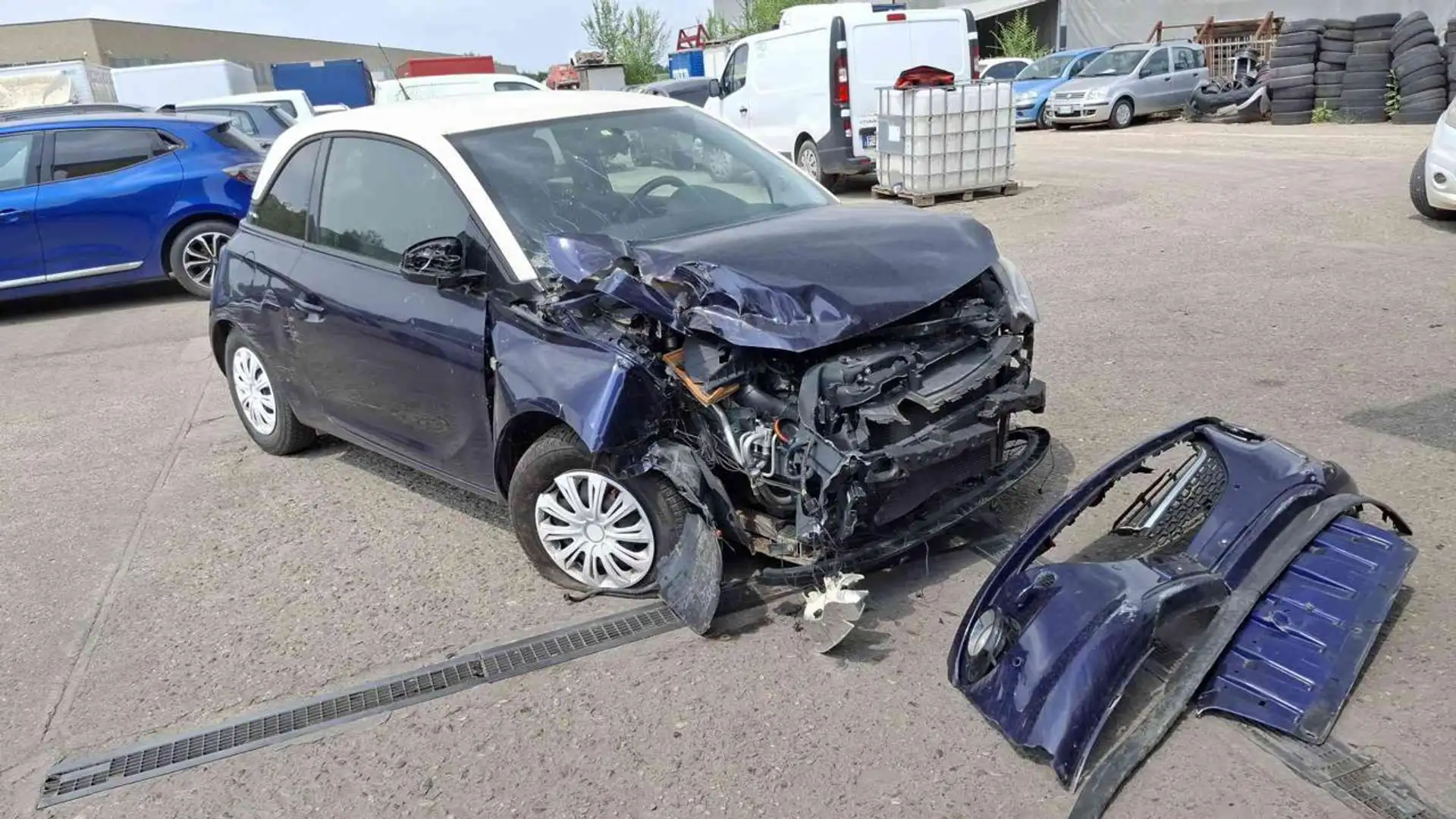 Opel Adam 1.4 BEN-GPL INCIDENTATA Blu/Azzurro - 1