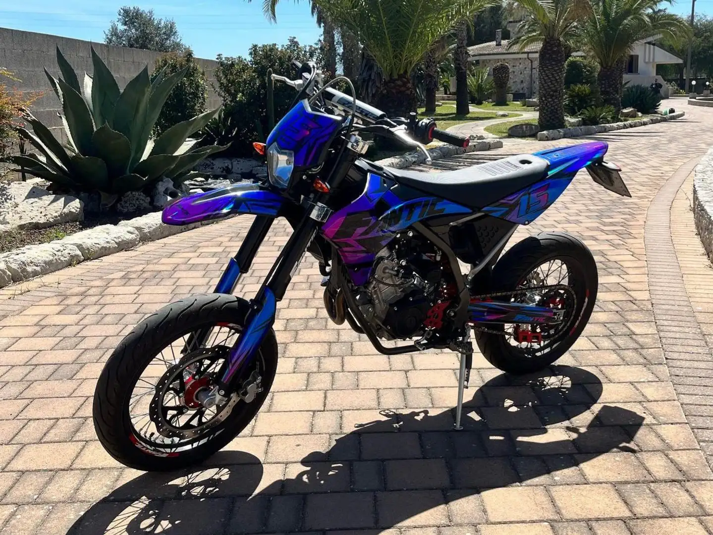 Fantic 125M XMF 125 4 tempi Motard Azul - 2